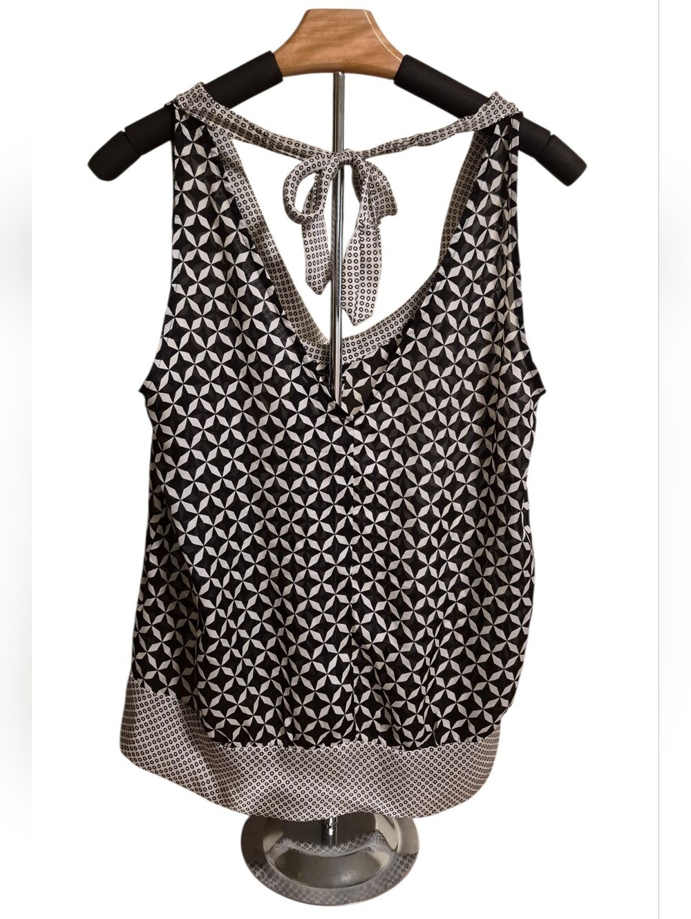 Club Monaco 100% Silk Halter Top - Size Large
